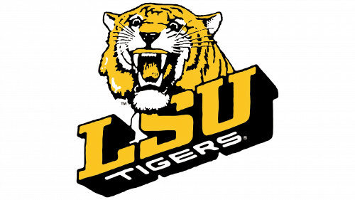 Logo de LSU 1980-1989