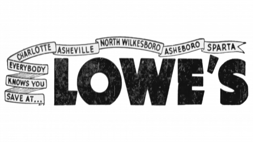 Logo de Lowe's de juin à novembre 1955