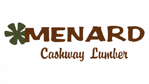 Logo de Menard Cashway Lumber en 1960