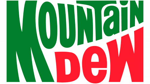 Logo de Mountain Dew en 1980