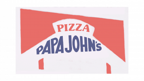 Logo de Papa John's Pizza en 1984