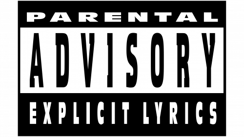 Logo de Parental Advisory en 1990