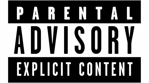 Logo de Parental Advisory en 1996