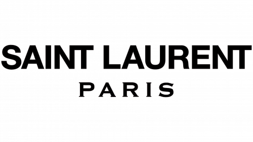 Logo de Saint Laurent depuis 2012