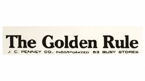 Logo de The Golden Rule en 1909
