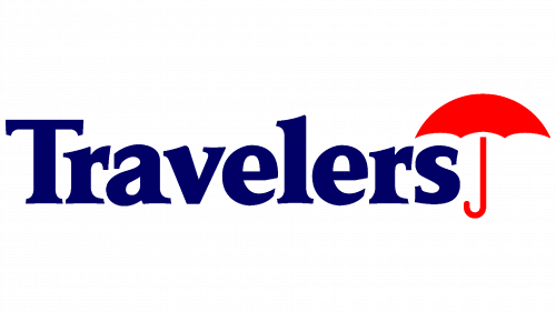 Logo de Travelers 1993-1998