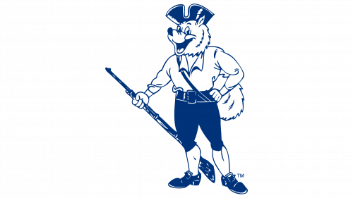 Logo UConn Huskies 1960 Logo de UConn Huskies en 1960