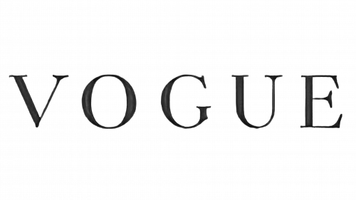 Logo de Vogue dans les années 1910