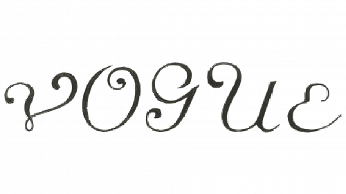 Logo de Vogue en 1909