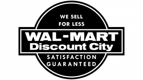 Logo de Wal-Mart Discount City en 1965