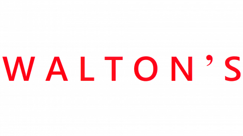 Logo de Walton's Five and Dime 1950-1962