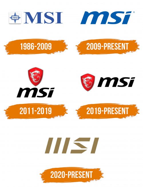 Histoire du logo de MSI