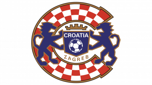 Logo de Dynamo Zagreb 1993-1995