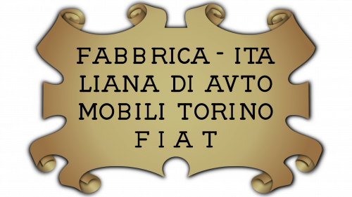 Logo de Fiat 1899-1901