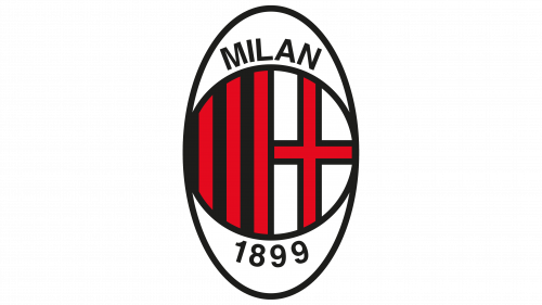 Logo de Milan 1987-1994