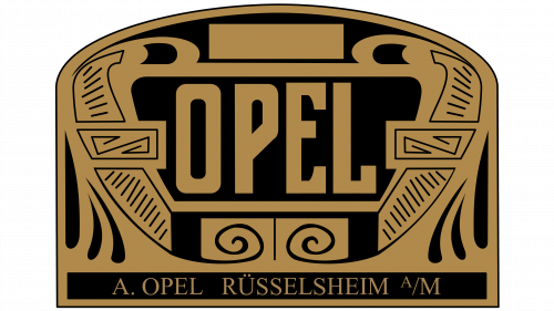 Logo de Opel 1906-1909