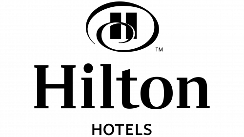 Logo de hilton hotel