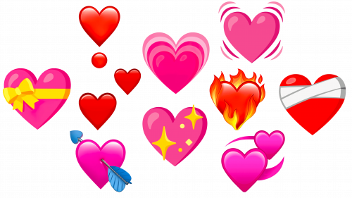 Autres emojis de cœur