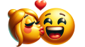Emoji bisou