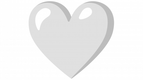 Emoji cœur blanc