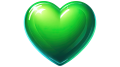 Emoji cœur vert