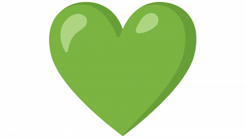 Emoji cœur vert