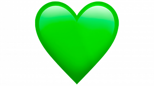 Emoji Cœur vert