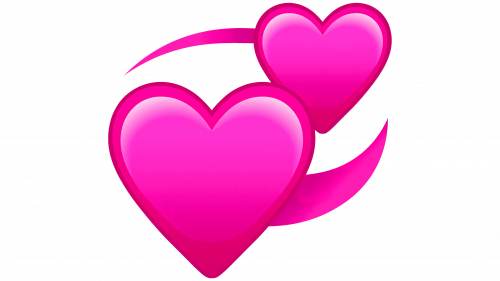 Emoji Cœurs tournants