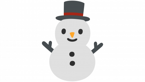 Emoji de bonhomme de neige sans neige