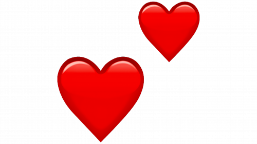 Emoji Deux cœurs