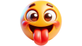 Émoji langue tirée
