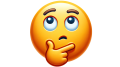 Emoji pensif