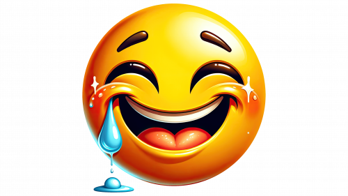 Emoji qui bave