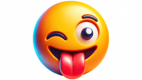 Emoji qui fait un clin d’œil avec la langue