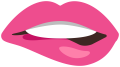 Emoji qui se mord la lèvre