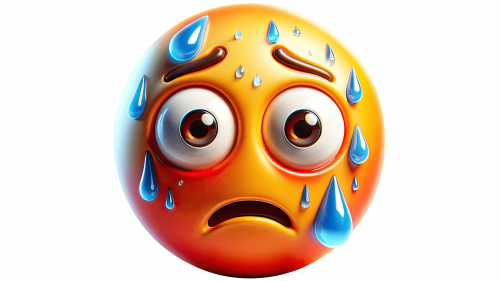 Emoji qui transpire