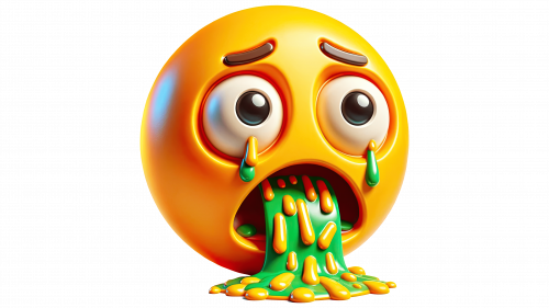 Émoji qui vomit