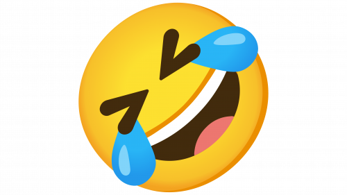 Emoji se roulant par terre de rire