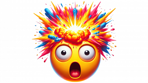 Emoji tête qui explose