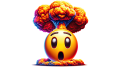 Emoji tête qui explose