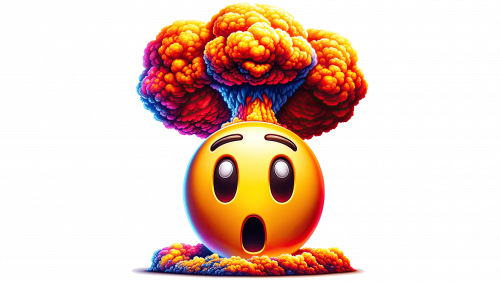Emoji tête qui explose