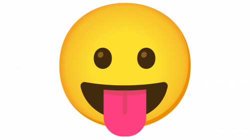 Émoji visage avec la langue