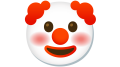 Emoji visage de clown
