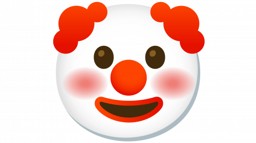 Emoji visage de clown