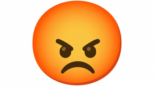 Emoji visage enragé