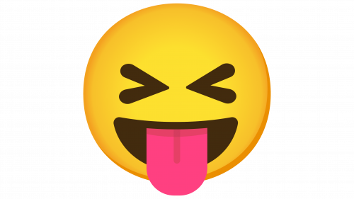 Émoji visage plissant les yeux avec la langue