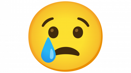 Émoji visage qui pleure