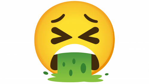 Émoji visage qui vomit