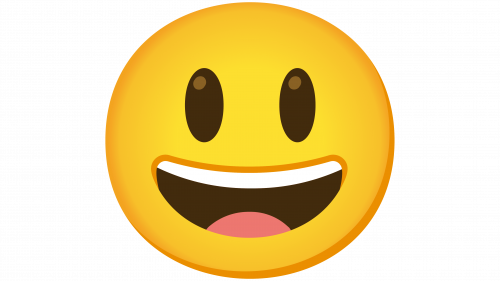 Émoji visage souriant aux grands yeux