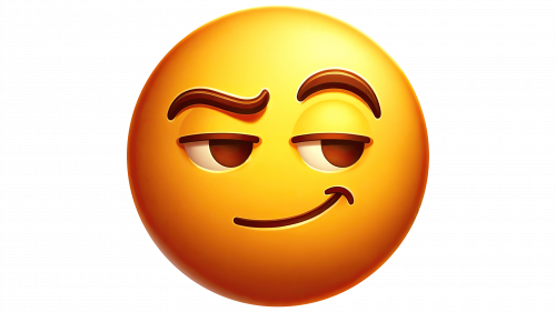 Émojis visage souriant en coin